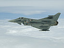 Eurofighter im Anflug auf Zeltweg. (Bild öffnet sich in einem neuen Fenster)