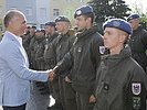 Verteidigungsminister Klug verabschiedete die AFDRU-Soldaten nach Bosnien. (Bild öffnet sich in einem neuen Fenster)