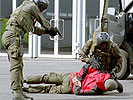 Arresting of war criminals. (Image opens in new window)