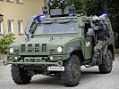 Light multirole vehicle "Husar" in use by the military police. (Image opens in new window)