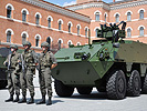 Armored personnel carrier "Pandur". (Image opens in new window)