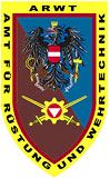 Logo of the Armaments and Defence Technology Agency.