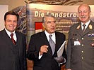 VM Günther Platter, Dr. Helmut Zilk, General Roland Ertl. (Bild öffnet sich in einem neuen Fenster)