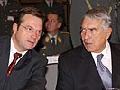 Minister Platter und Dr. Helmut Zilk. (Bild öffnet sich in einem neuen Fenster)