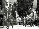 14.7.1953: Parade der Gendarmerieschule Tirol I. (Bild öffnet sich in einem neuen Fenster)