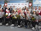 Empfang des Paralympic-Teams am Flughafen Wien. (Bild öffnet sich in einem neuen Fenster)