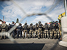 220 Soldaten üben mit der Polizei am steirischen Grenzübergang Spielfeld. (Bild öffnet sich in einem neuen Fenster)