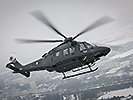 Dezember: Der neue Hubschrauber Leonardo AW169. (Bild öffnet sich in einem neuen Fenster)
