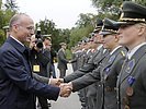 September: 106 neue Offiziere werden in das Bundesheer übernommen. (Bild öffnet sich in einem neuen Fenster)