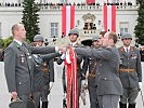 Die Offiziere leisteten ihren Eid auf die Republik Österreich. (Bild öffnet sich in einem neuen Fenster)