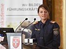 Vortragende Oberst Xenia Zauner von der Polizei. (Bild öffnet sich in einem neuen Fenster)