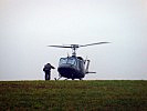 Auch die Zusammenarbeit mit Hubschraubern wurde geübt. (Bild öffnet sich in einem neuen Fenster)