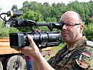 Ein Filmteam der Bundeswehr dokumentierte die Übung. (Bild öffnet sich in einem neuen Fenster)