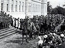 Ausmusterung Österr. Offiziere an der Heeresschule in Enns 1927