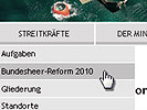 Ein Screenshot zeigt das Hauptme&uuml; der Website
