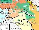 Die Hauptsiedlungsgebiete der Kurden.