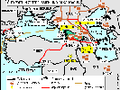 Ölexport in Zentralasien und im Kaukasus.