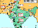 Bedeutende Indische/Pakistanische Atomanlagen.