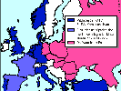 Die NATO und der Warschauer Pakt vor 1990.