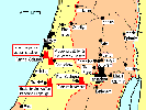 Vermutete Einrichtungen israelischer Nuklearrüstung.
