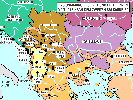 Das Osmanische Gebiet - Grenzen nach dem zweiten Balkankrieg 1913.