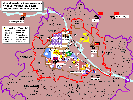 Besatzungszonen in Wien u. Umgeb. - territoriale Veränderungen 1945-1955.