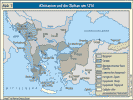 Kleinasien und der Balkan um 1214.
(Zum Vergrößern anklicken !)