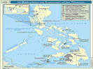 US-Militärpräsenz und Krisenzonen auf den Philippinen.
(Zum Vergrößern anklicken !)