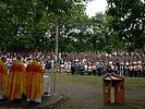 Österreichisch-Schweizerische Messe im Zeltlager. (Bild öffnet sich in einem neuen Fenster)