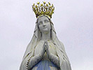 Die Madonna von Lourdes. (Bild öffnet sich in einem neuen Fenster)