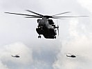 Diese CH-53 der deutschen Bundeswehr nahm ebenfalls an der Übung teil. (Bild öffnet sich in einem neuen Fenster)