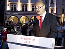 Landtagspräsident Manfred Wegscheider hält die Festansprache. (Bild öffnet sich in einem neuen Fenster)