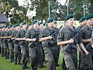 Einmarsch der Rekruten des Jägerbataillons 17 aus Straß. (Bild öffnet sich in einem neuen Fenster)