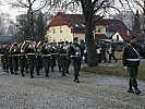 Die Militärmusik Steiermark mit ihrem Kapellmeister Hannes Lackner. (Bild öffnet sich in einem neuen Fenster)