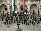 Die Militärmusik Steiermark verwöhnt musikalisch die Gäste. (Bild öffnet sich in einem neuen Fenster)
