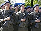 Das Blaue Barett tragen die Soldaten... (Bild öffnet sich in einem neuen Fenster)