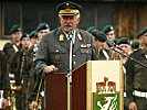 General Entacher würdigt die Leistungen des Jägerbataillons 17. (Bild öffnet sich in einem neuen Fenster)