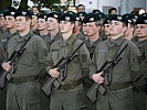 Das schwarze Barett tragen die Soldaten aus der Garnison Feldbach. (Bild öffnet sich in einem neuen Fenster)