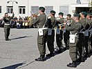 Die Militärmusik Steiermark spielte den Traditionsmarsch. (Bild öffnet sich in einem neuen Fenster)