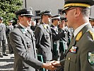Brigadier Zöllner begrüßte ebenfalls die neuen steirischen Soldaten. (Bild öffnet sich in einem neuen Fenster)