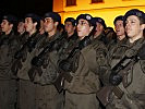 Die Soldaten des Versorgungsregimentes aus Gratkorn. (Bild öffnet sich in einem neuen Fenster)