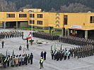 In der Landwehr-Kaserne sind die Soldaten zur Angelobung angetreten. (Bild öffnet sich in einem neuen Fenster)