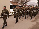 Die Militärmusik Steiermark beim Einmarsch. (Bild öffnet sich in einem neuen Fenster)
