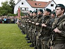 Soldaten der Jägertruppe tragen das grüne Barett. (Bild öffnet sich in einem neuen Fenster)