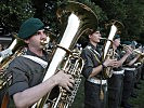 Für die musikalische Untermalung sorgte die Militärmusik Steiermark. (Bild öffnet sich in einem neuen Fenster)