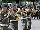 ...maschiert die Militärmusik Steiermark aus. (Bild öffnet sich in einem neuen Fenster)