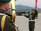 Die Militärmusik Steiermark spielte den Fliegermarsch... (Bild öffnet sich in einem neuen Fenster)
