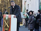 Begrüßung durch den Bürgermeister der Stadt Fehring, Johann Winkelmaier. (Bild öffnet sich in einem neuen Fenster)