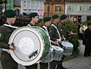 Musiker der Militärmusik Steiermark beim Trommelsolo. (Bild öffnet sich in einem neuen Fenster)