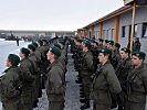 Die Rekruten des Militärkommandos Steiermark tragen das grüne Barett. (Bild öffnet sich in einem neuen Fenster)